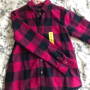 Thick pink flannel